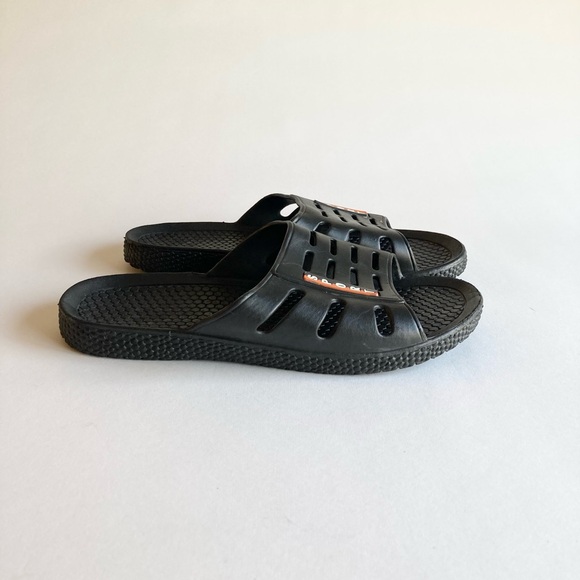 Men’s Sport Black Rubber Flip Flops Sandals size US 9 - Picture 2 of 13